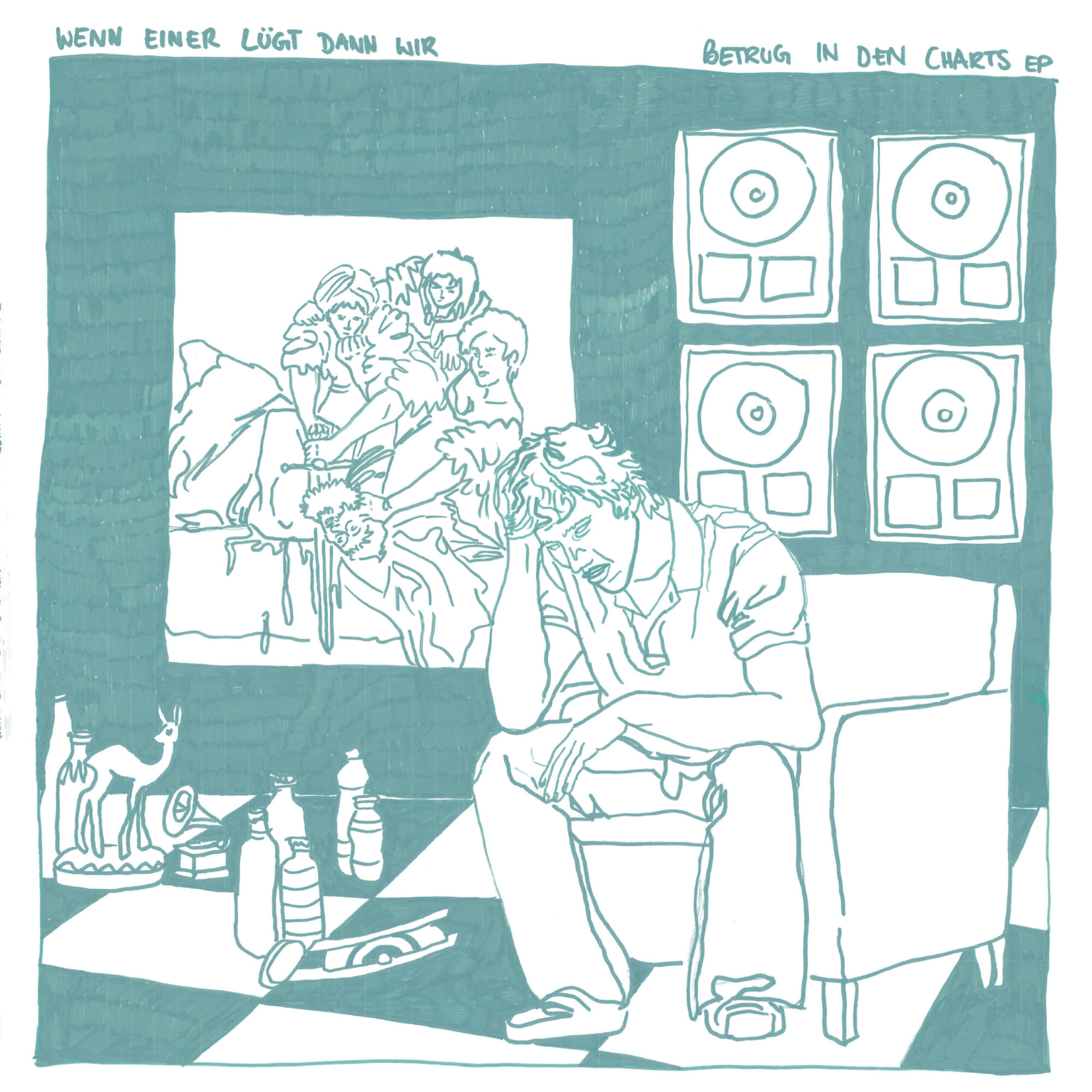alt="Wenn einer lügt dann wir (2023, Ladies & Ladys) COVER"